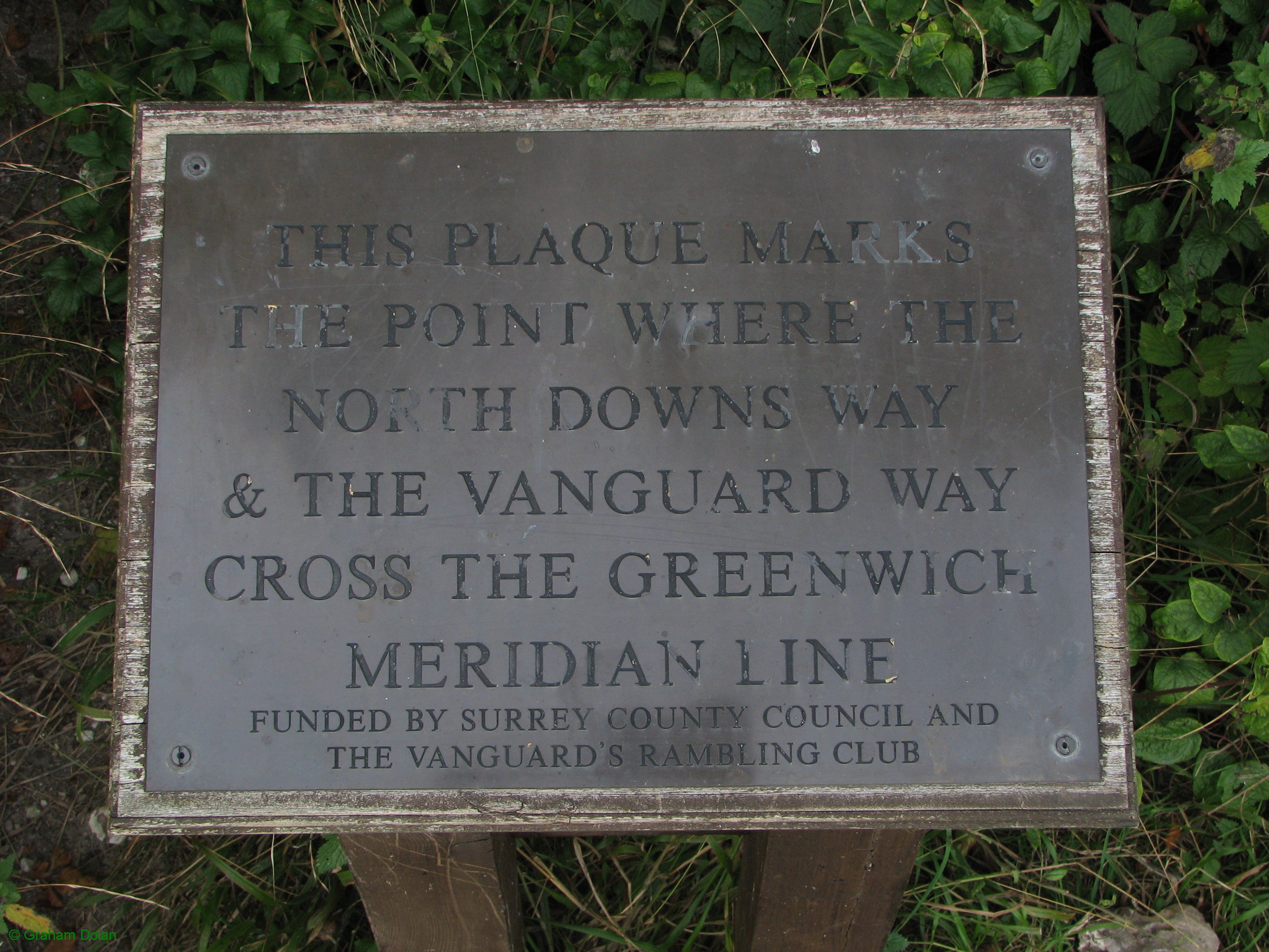 Greenwich Meridian Marker; England; Surrey; Oxted